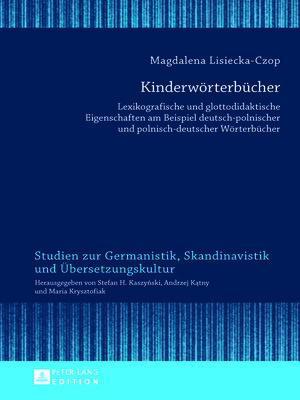 cover image of Kinderwörterbücher